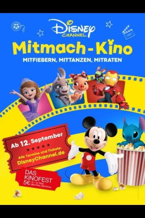 Filmplakat: Disney Channel Mitmachkino September 2026 – Kino Cochem